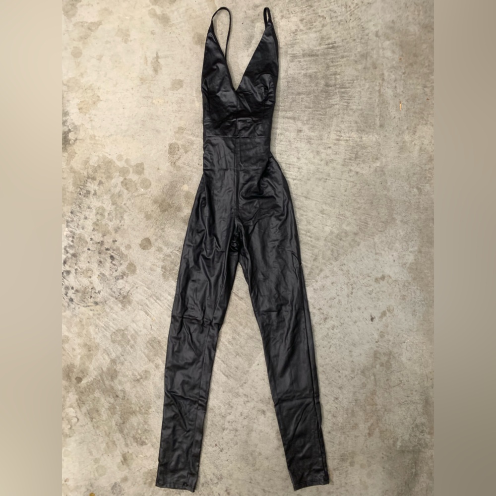 Black Latex Bodysuit